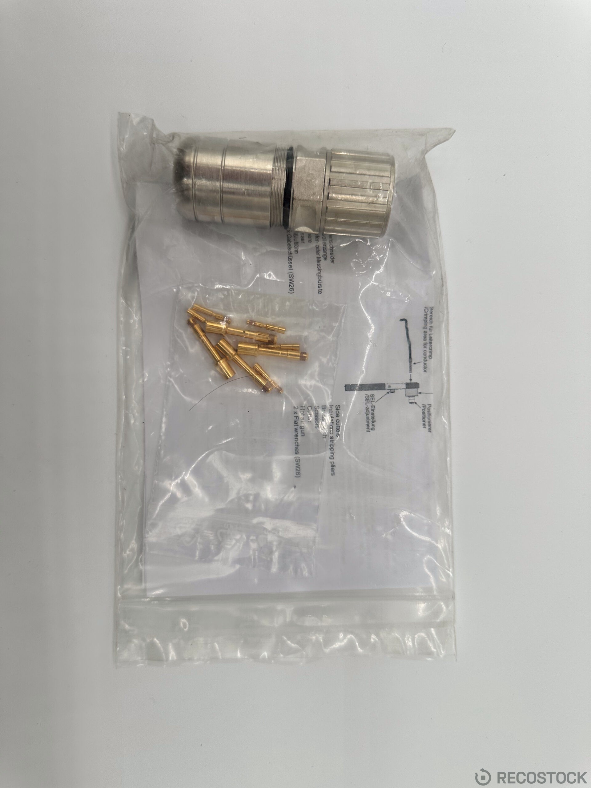 Bosch Rexroth R911308580 RLS1101/C02 - wkład złącza NOWY