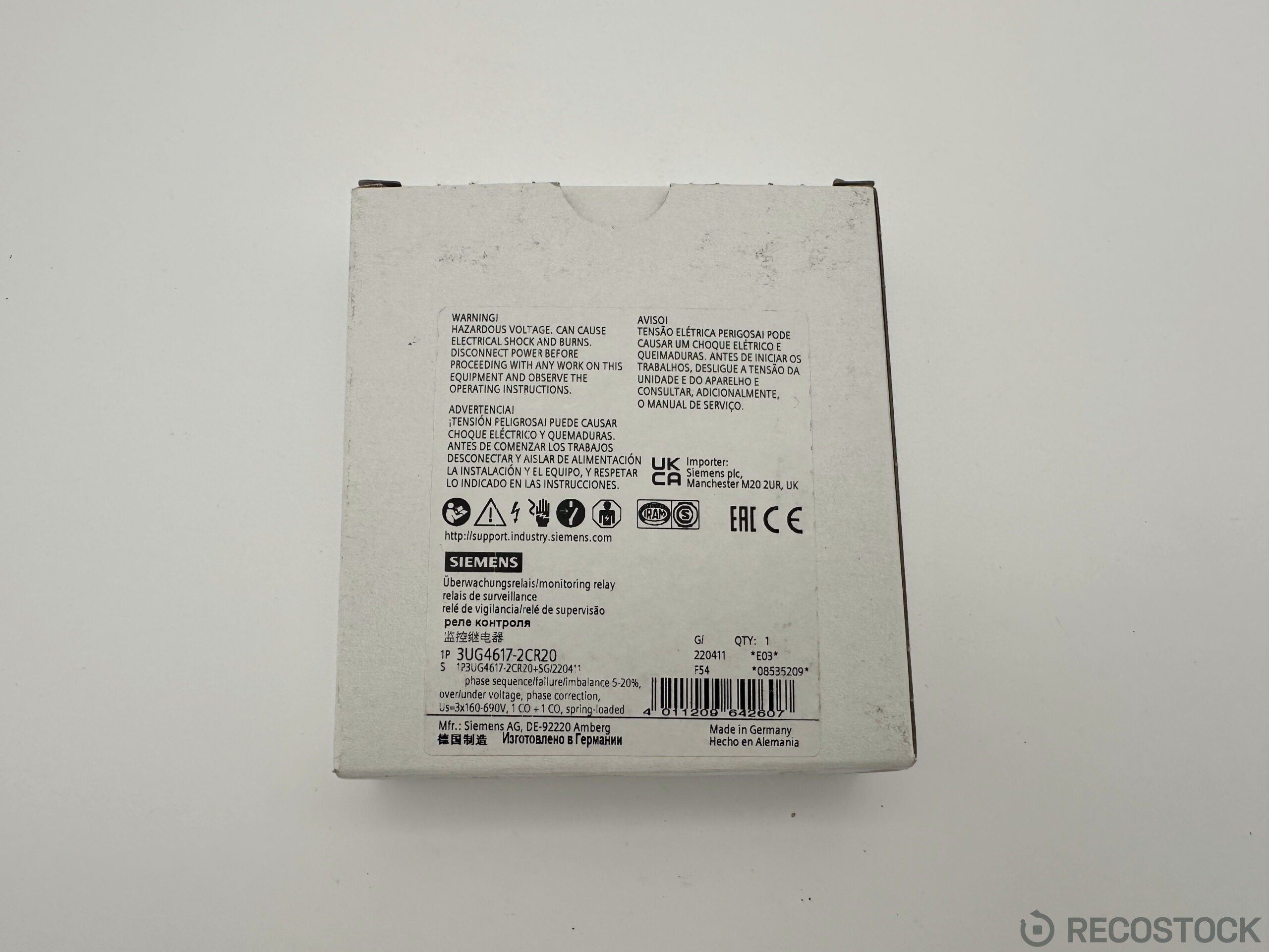 Siemens SIRIUS 3UG4617-2CR20