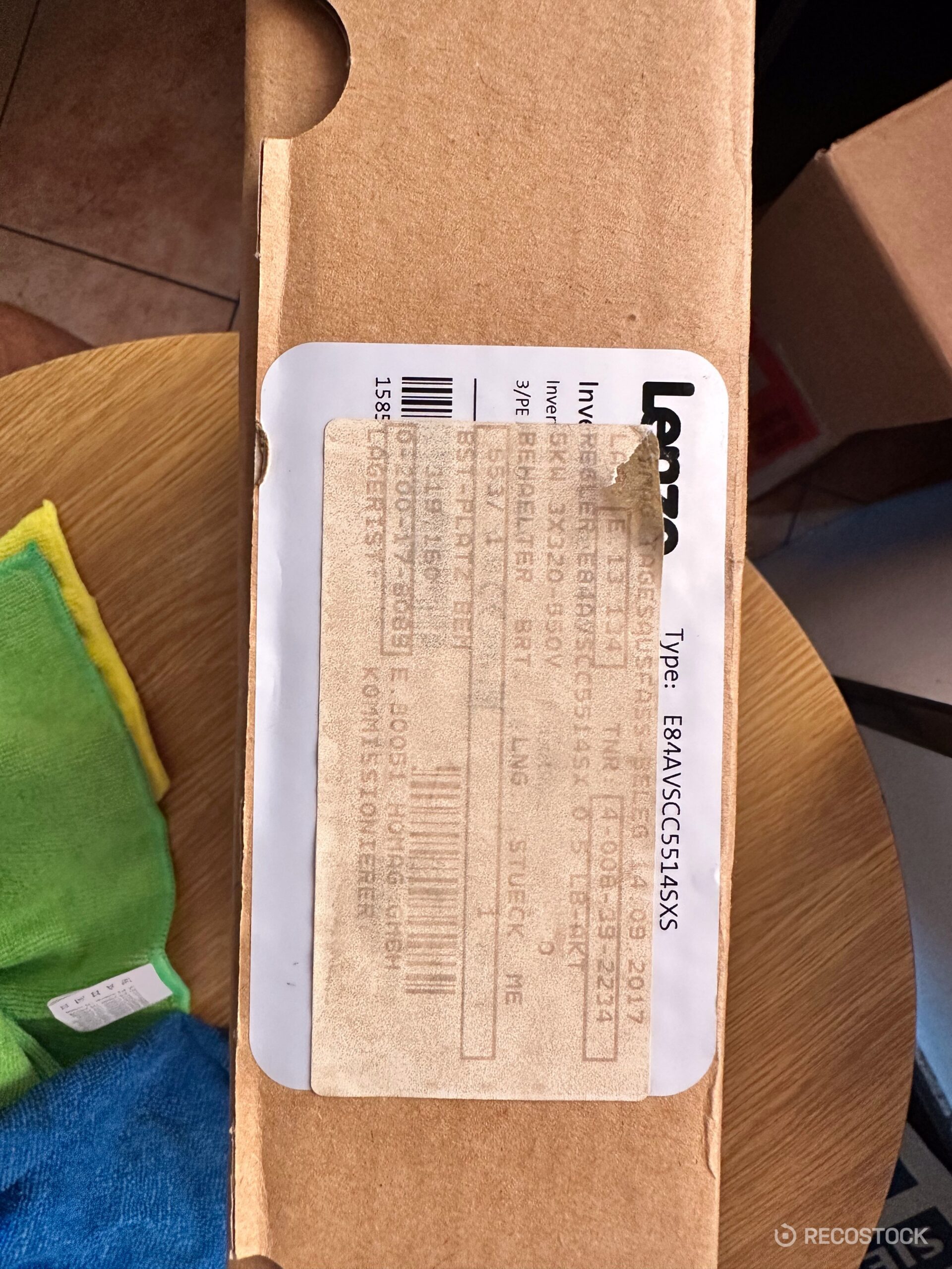 falownik Lenze E84AVSCC5514SXS — widok z przodu — zdjecie 5