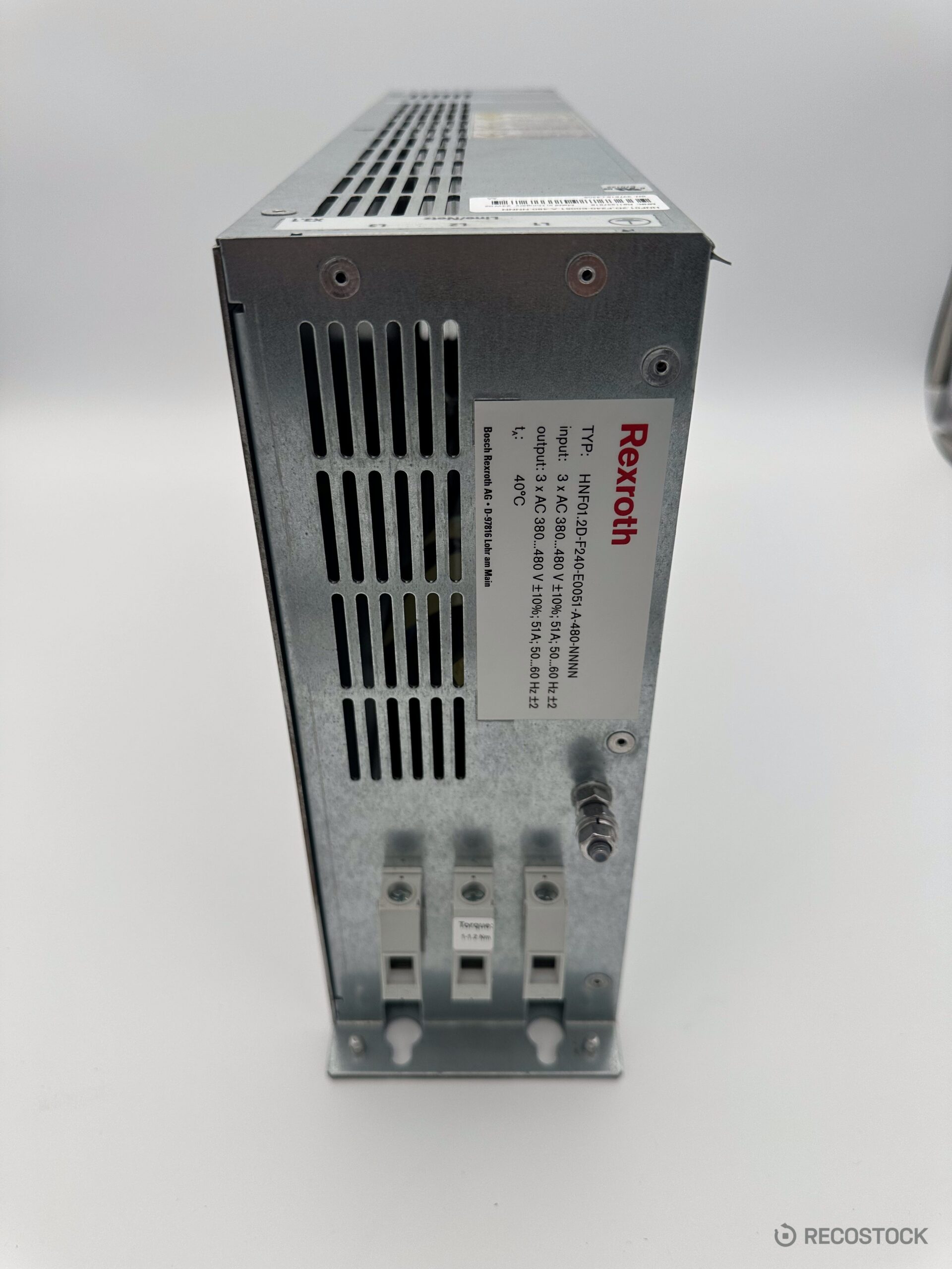 filtr EMC Rexroth HNF01.2D-F240-E0051-A-480-NNNN — widok z przodu — zdjecie 6