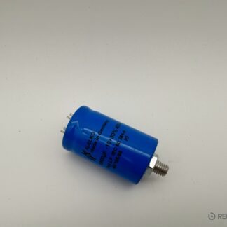 F&T LF 6800uF 40V electrolytic capacitor — nameplate view