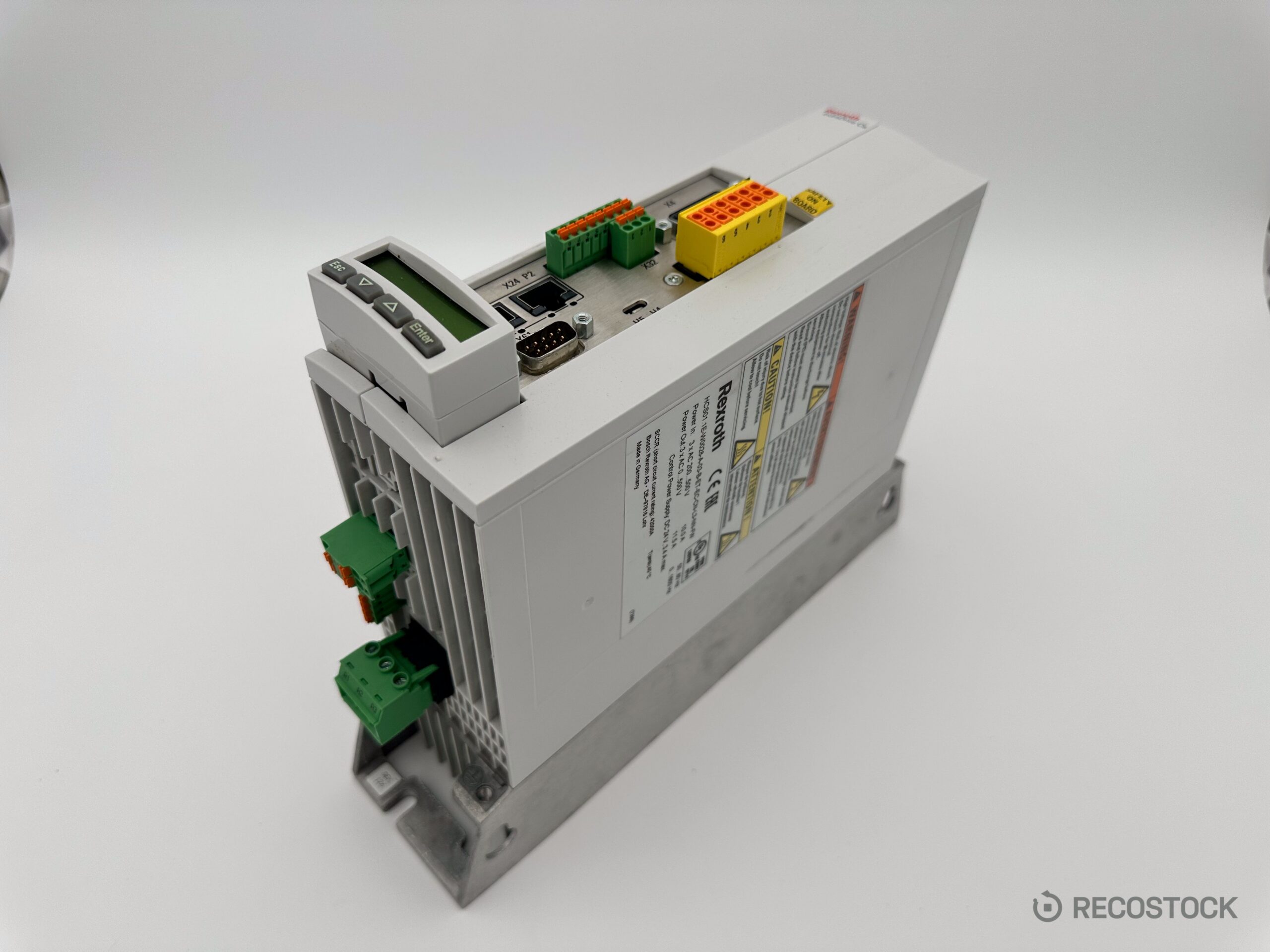 napęd Rexroth IndraDrive HCS01.1E-W030B-A-3-S8-BE-EC-CN1-3-N-FW — widok z przodu — zdjecie 2